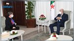 عبد المجيد تبون يلتقي نجلاء بودن