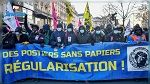 فرنسا: مظاهرات للمطالبة بتسوية أوضاع المهاجرين غير الشرعيين