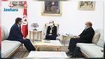 رئيسة الحكومة تلتقي رئيس الجامعة التونسية لمديري الصحف
