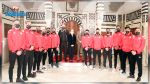 رئيسة الحكومة تستقبل المنتخب الوطني لكرة القدم