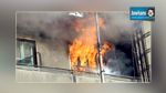  ليبيا : اندلاع حريق داخل مبنى السفارة السعودية 