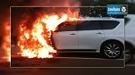  القيروان : مجهولون يضرمون النار في سيارة عون أمن