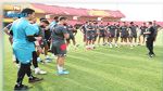 المنتخب الوطني يختتم تحضيراته لمباراته ضد مالي