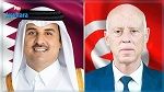 رئيس الجمهورية وأمير قطر يتبادلان التهاني بحلول شهر رمضان
