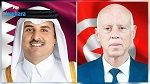 رئيس الجمهورية وأمير قطر يتبادلان التهاني بمناسبة عيد الفطر