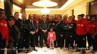 مهدي جمعة يودع المنتخب الوطني لكرة القدم