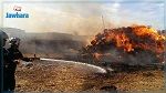 بنزرت: حريق بمركب فلاحي يأتي على 3199 وحدة علفية