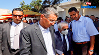 موكب عزاء زوجة وزير الداخلية بمنزله بسوسة
