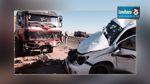  سوسة : اصطدام 3 شاحنات احداهما معدة لنقل المحروقات