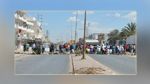  قابس :  محتجون يغلقون الطريق في المطوية 