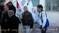 وقفة إحتجاجية للمنظمة التونسية للشغل بالمهدية