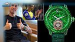 مرصعة بـ 338 حجرًا كريماً.. ماذا تعرف عن ساعة رونالدو الخضراء؟