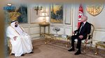 رئيس الجمهورية يتلقى رسالة شفوية من أمير قطر