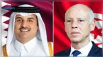 رئيس الجمهورية وأمير قطر يؤكدان على مزيد تعزيز التعاون الثنائي