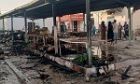 القيروان : حريق بسوق حاجب العيون‎