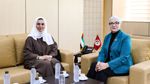  تعزيز التعاون في المجال القضائي محور لقاء بين وزيرة العدل و سفيرة الإمارات 