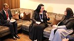وزيرة الأسرة والمرأة تلتقي بوزيرة الاسكان والتخطيط العمراني البحرينية