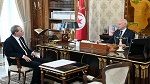إنقاذ المؤسسات والمنشآت العمومية محور لقاء بين سعيد والحشاني