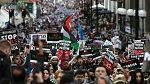 الآلاف يتظاهرون في لندن دعما للشعب الفلـ.ـسطيني