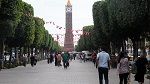 معرض صور وفيديوهات لجرائم الكيـ.ان الصهيــ.وني بشارع بورقيبة بالعاصمة