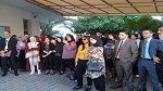 طلبة المعهد الأعلى للمحاماة يحتجون