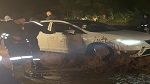 طبرقة: الحماية المدنية تتدخل لإزاحة سيارات عالقة