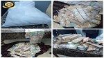 بالمليارات.. حجز مبلغ مالي مخفيّ بين طيات ثياب نسوة مرافقات لسائق سيارة