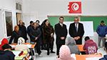 وزير التربية يؤدي زيارة تفقدية إلى المدرسة الإعدادية الطاهر الحداد بالزريبة