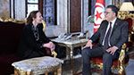 رئيس البرلمان يبحث مع سفيرة فرنسا التعاون البرلماني والأوضاع في فلسطين
