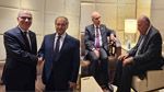 وزير الخارجية يلتقي في القاهرة مع نظيريه السوري والمصري