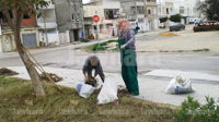 سوسة : روسيان ينظفان حديقة عامة بخزامة