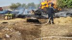 جندوبة: حريق في ضيعة فلاحية