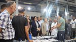 وزيرة التجارة تزور جناح الأسماك بسوق الجملة ببئر القصعة
