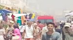 السيطرة على حريق إندلع بمحليين تجاريين بسوق الصناعات التقليدية بنابل