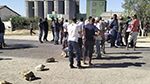 القيروان: عمال المركب الفلاحي بالعلم يُغلقون الطريق بين السبيخة وسوسة‎