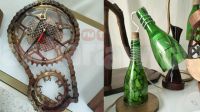 شباب مركز الدفاع والإدماج الاجتماعي بسوسة يُطوّعون الزُجاج والحديد لصناعة تُحف ولوحات فنيّة