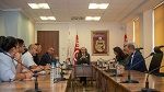 اجتماع بهيئة الإنتخابات حول تقدم تنفيذ مشروع تطبيقة الجوال 