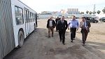 والي المنستير يؤدي زيارة إلى مستودعات شركة النقل بالساحل 