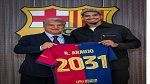 برشلونة يعلن تمديد عقد رونالد أراوخو حتى سنة 2031