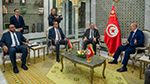 تطوير الأجهزة الخاصّة بالمعابر الحدودية أبرز محاور لقاء وزير الخارجية بنظيره اللّيبي