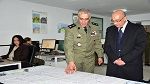 وزير الدفاع يزور المركز الوطني لرسم الخرائط والاستشعار عن بعد