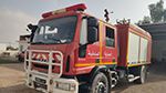 مدنين: احتراق شاحنة ليبيّة معدّة لنقل الإسمنت
