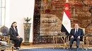 السيسي يستقبل رئيسة الحكومة