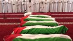 أمير قطر يشارك في تشييع ضحايا هجوم الدوحة (فيديو)