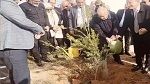  وزير البيئة يشرف على إنطلاق البرنامج الخاص بتشجير الطرقات السيارة في إطار برنامج 