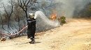 القيروان.. السيطرة على حريق جبل قيطون بالوسلاتية وعودة العائلات إلى منازلها