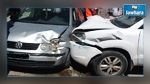 بوفيشة : طاقم طبي تابع لوزارة الصحة يتعرض لحادث مرور