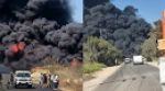 الحماية المدنية تواصل السيطرة على الحريق المندلع بطريق السلطنية بصفاقس