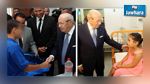 قايد السبسي يزور مستشفى الأطفال ومركز اصلاح الأطفال الجانحين