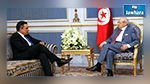 الباجي قائد السبسي يستقبل المهدي جمعة